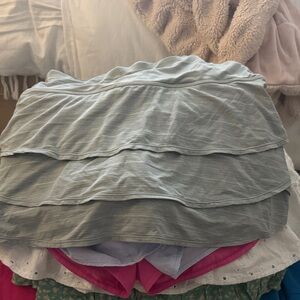 Athleta Gray Layered Skirt